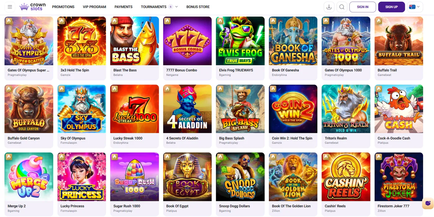 Australian Online Pokies Demo